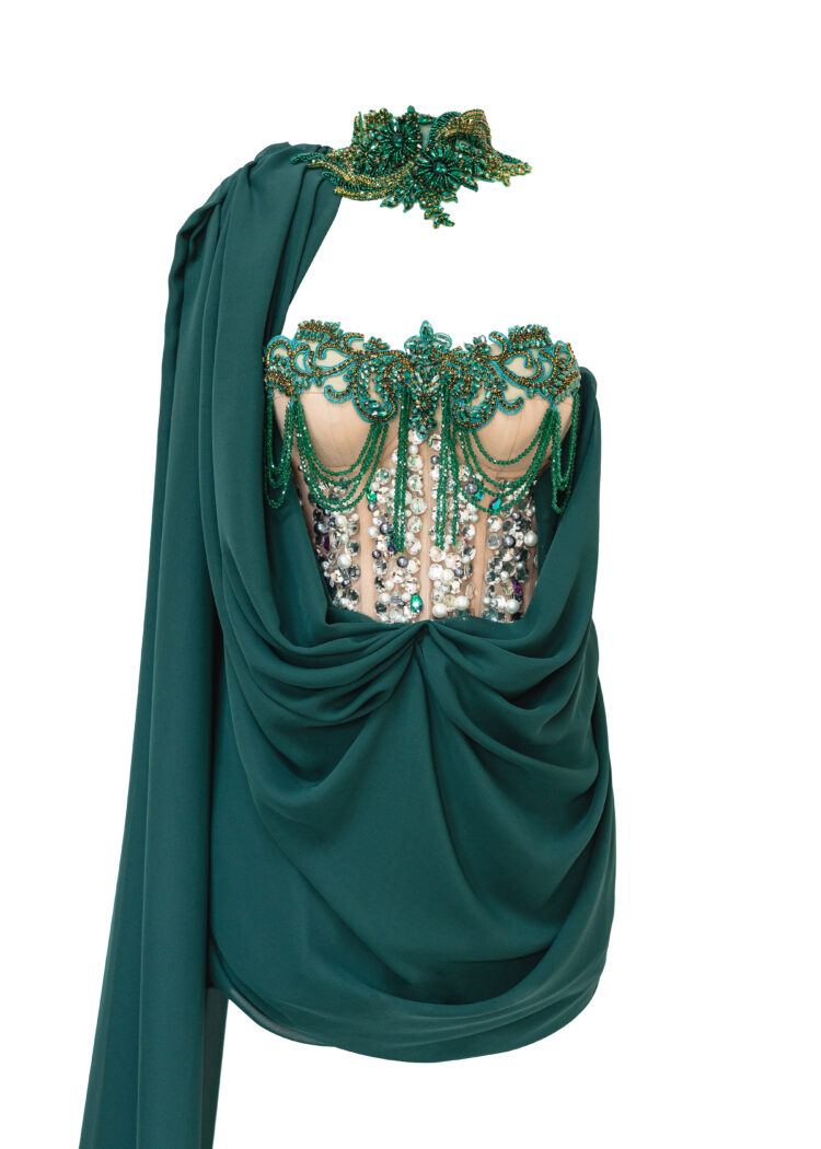 LAHO Emerald Mini Dress